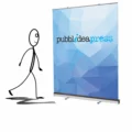 Banner Roll Up Giaiant 200 x 200 cm gadget promozionale