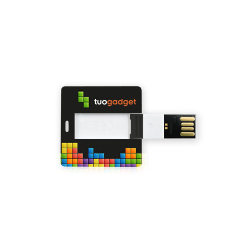 Chiavetta USB Card Square gadget personalizzato