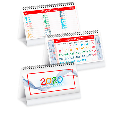 Calendario da tavolo Color gadget personalizzato