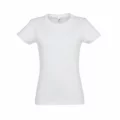T Shirt Personalizzata Cotone Strong Donna Bianca
