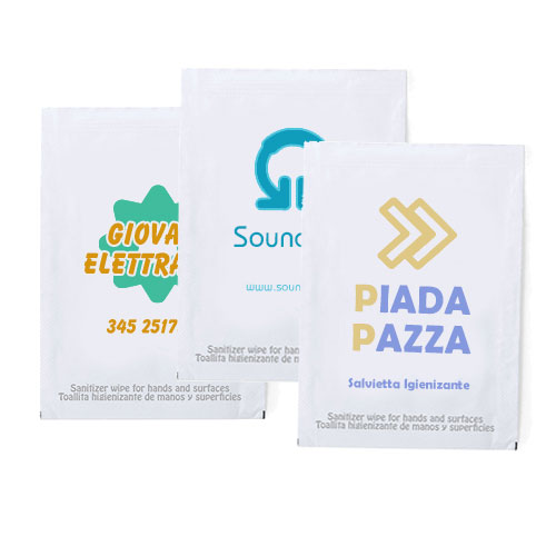 Salvietta Igienizzante Clean gadget personalizzato