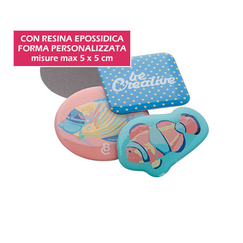 Magnete forma personalizzata Shine gadget personalizzato