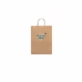 Shopper di carta kraft personalizzata S