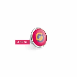 Pin tondo personalizzato ø1,8 cm