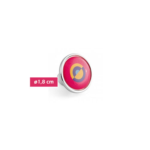 Pin tondo personalizzato ø1,8 cm gadget personalizzato