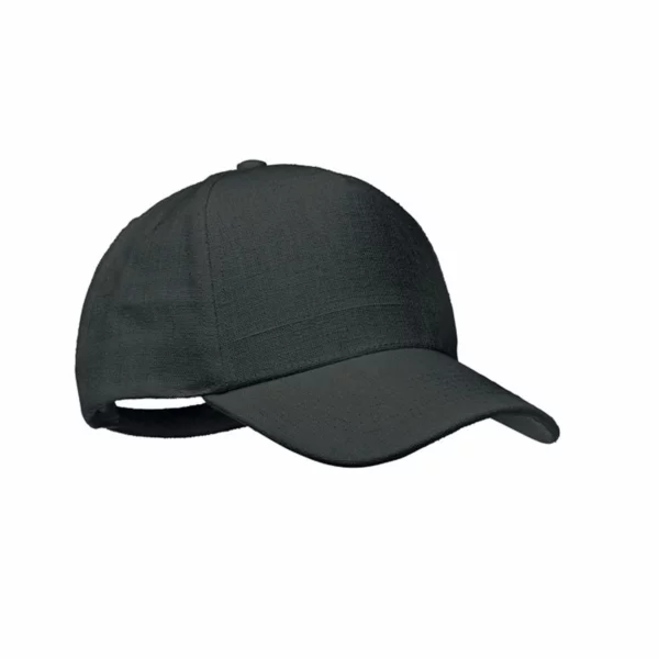 Cappellino Personalizzato Canapa Nero