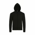 Felpa Personalizzata Zip Nero