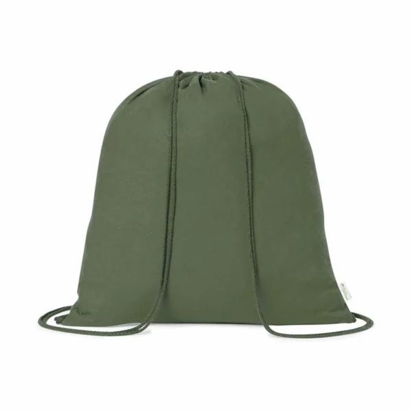 Zaino Organic Color Verde Scuro Oliva Militare