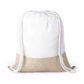 Zaino Personalizzato Ecologico Eco Duo Naturale Pieno