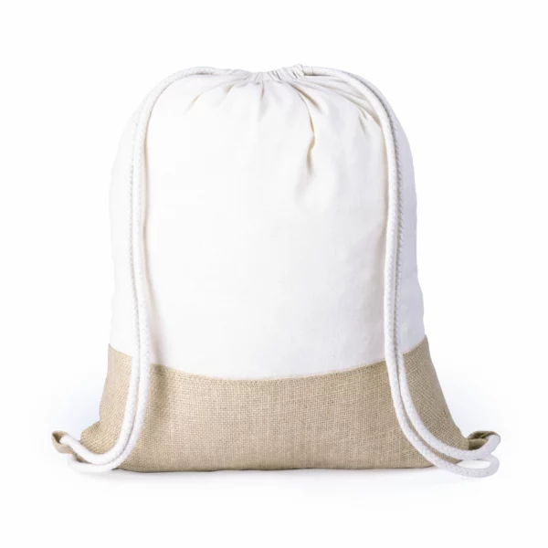 Zaino Personalizzato Ecologico Eco Duo Naturale Pieno