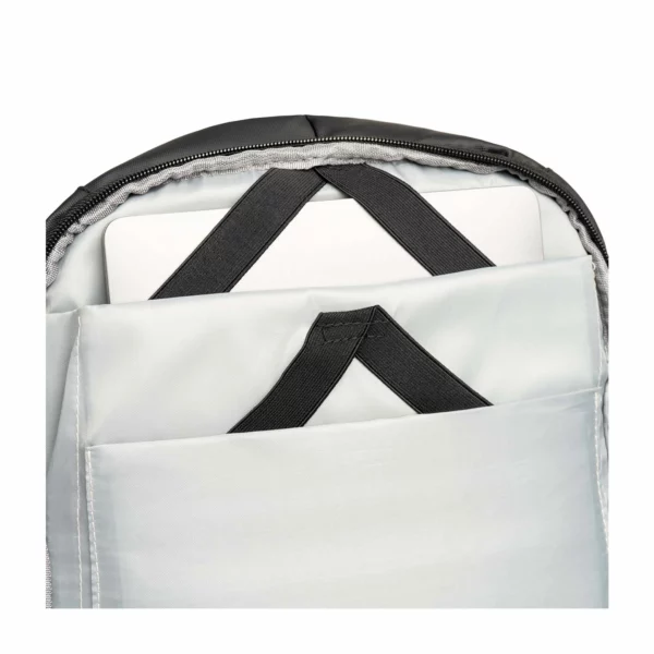 Zaino Personalizzato Antifurto Grigio Dettaglio Tasche