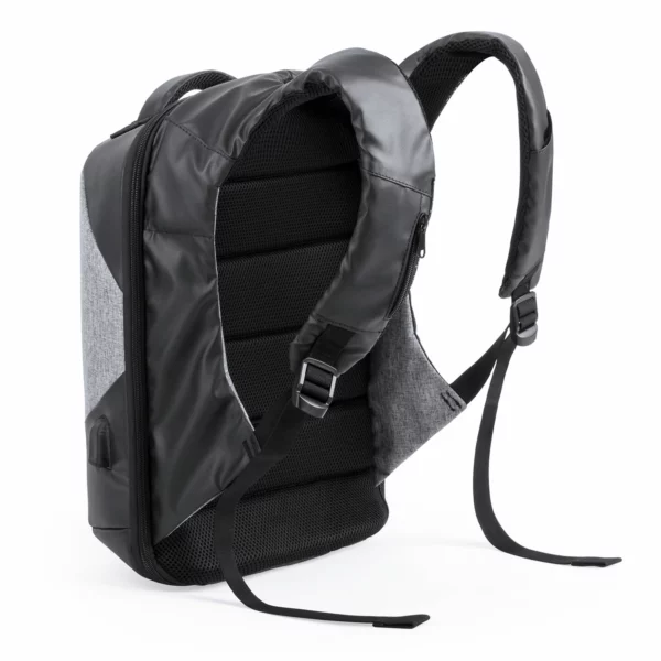 Zaino Personalizzato Antifurto Grigio Retro