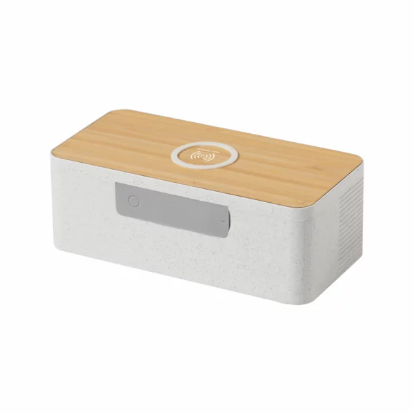 Cassa bluetooth con caricabatteria Eco gadget personalizzato