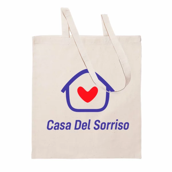 *Shopper in cotone naturale 180gr. gadget personalizzato
