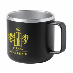 Tazza Tazza Termica Personalizzata Camp Con Stampa Gialla